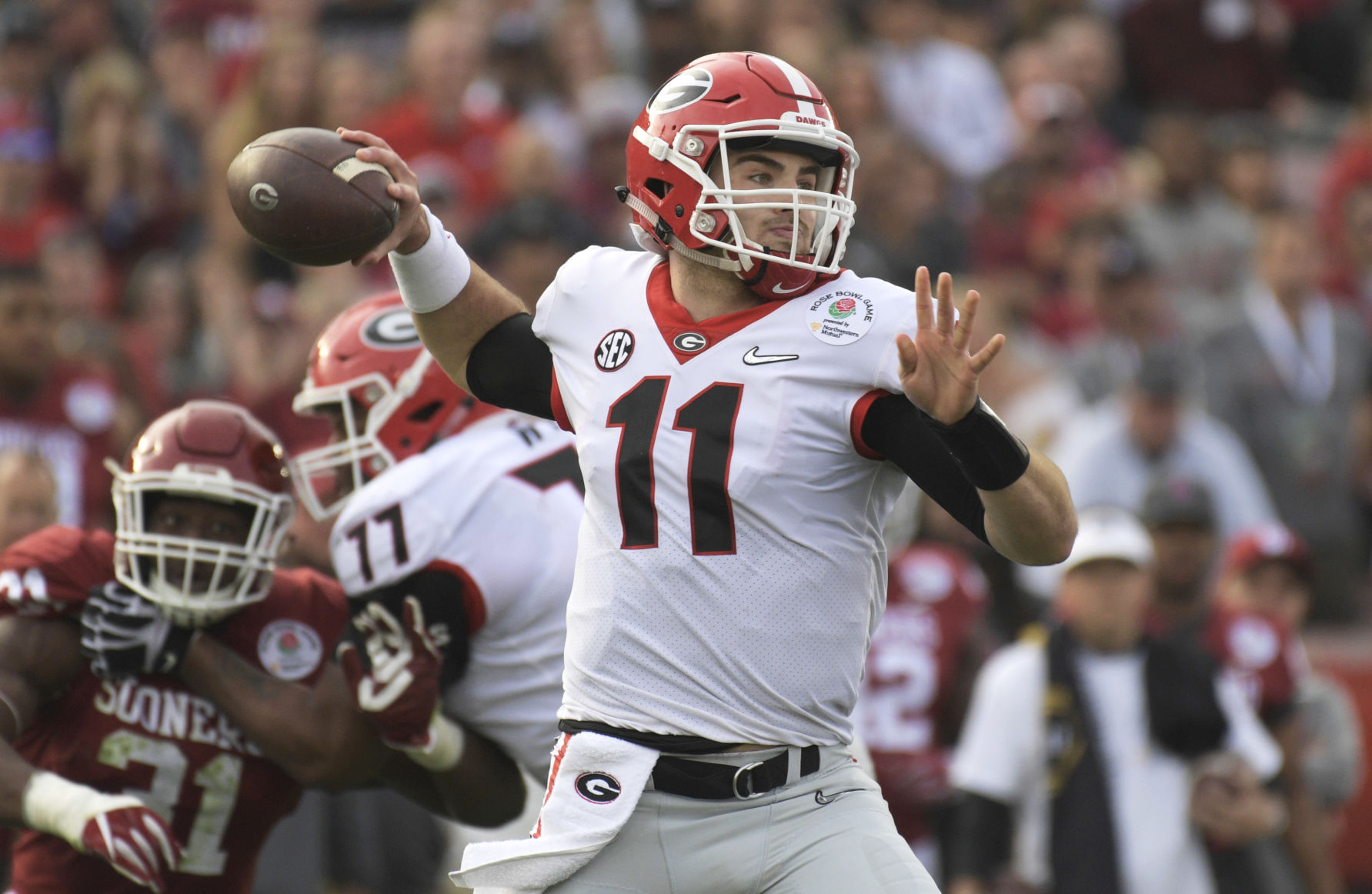 NCAA Football: Rose Bowl-Oklahoma vs Georgia